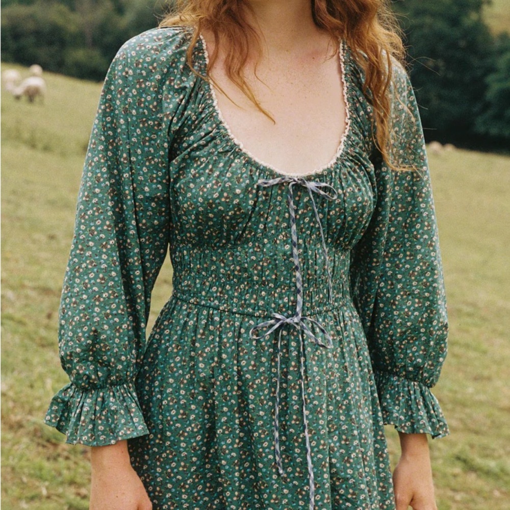 Christy Dawn | The Raquel Dress in Acorn Forest